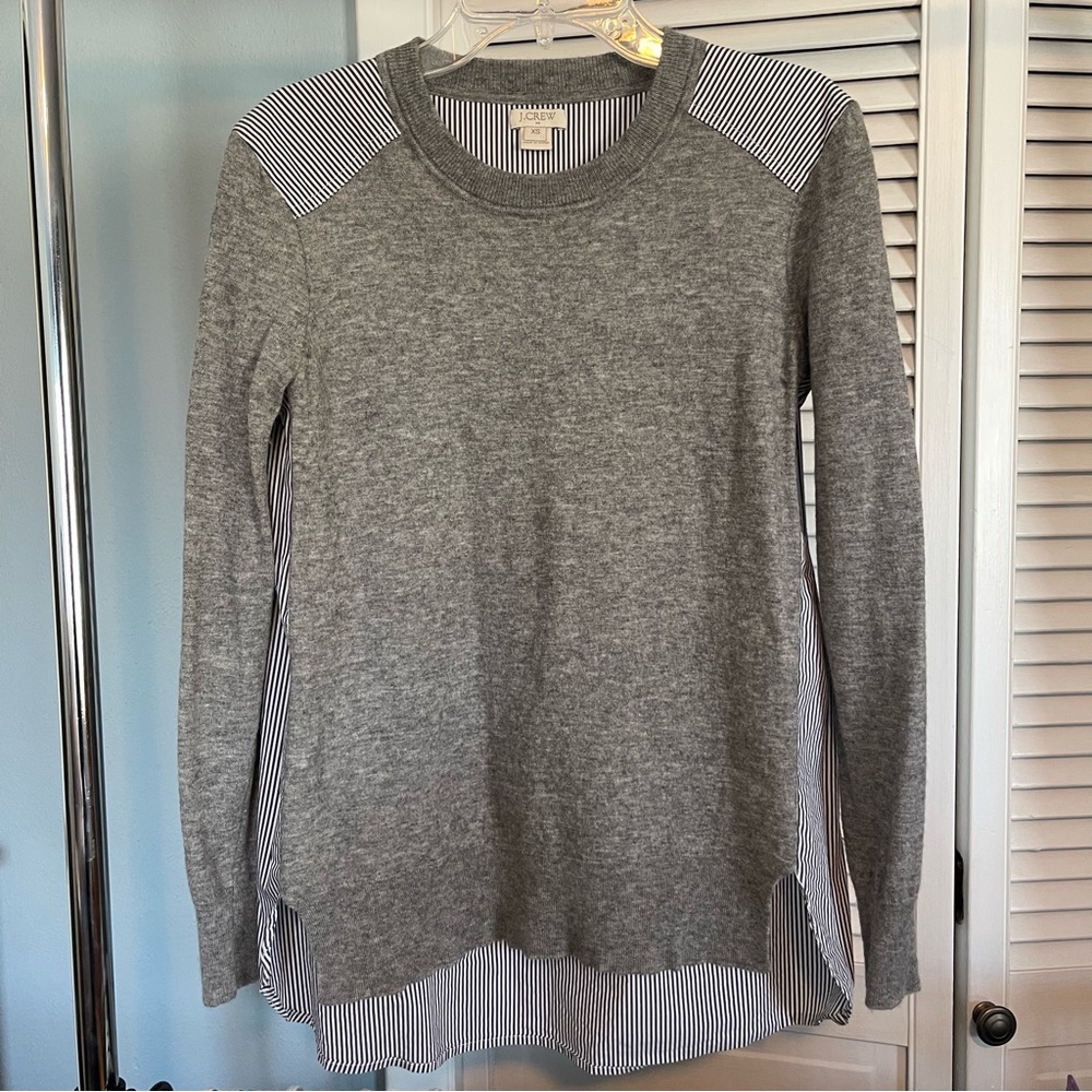 J. Crew factory blouse/sweater combo